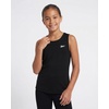 image:imageReebok 4 Pack Girls Dry Fit Athletic Tank Tops Sleeveless Dance Workout Sports Top for Kids Teens Tween Youth  Sizes 6 16Solid Black  Solid Ultimate Grey  Solid Festival Bloom  Solid Bright White