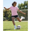 image:imageReebok 4 Pack Girls Dry Fit T Shirts Athletic Short Sleeve Sports Tops Active Tee Shirt for Kids Teens Tweens Sizes 616Solid Black  Solid Plein Air  Solid Birds Egg Green  Solid Festival Bloom