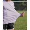 image:imageReebok 4 Pack Girls Dry Fit T Shirts Athletic Short Sleeve Sports Tops Active Tee Shirt for Kids Teens Tweens Sizes 616Solid Black  Solid Plum Perfect  Solid Orchid Petal  Solid Bright White