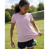 image:imageReebok 4 Pack Girls Dry Fit T Shirts Athletic Short Sleeve Sports Tops Active Tee Shirt for Kids Teens Tweens Sizes 616Solid Black  Solid Quiet Shade  Solid Fuchsia Fedora  Solid Fragrant Lilac