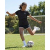 image:imageReebok 4 Pack Girls Dry Fit T Shirts Athletic Short Sleeve Sports Tops Active Tee Shirt for Kids Teens Tweens Sizes 616Solid Black  Solid Ultimate Grey  Solid Festival Bloom  Solid Bright White