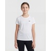 image:imageReebok 4 Pack Girls Mesh Athletic Short Sleeve T Shirts Summer Soccer Moisture Wicking Crew Neck Tops Tees Teen Youth 616Solid Black  Solid Plum Perfect  Solid Orchid Petal  Solid Bright White