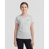 image:imageReebok 4 Pack Girls Mesh Athletic Short Sleeve T Shirts Summer Soccer Moisture Wicking Crew Neck Tops Tees Teen Youth 616Solid Black  Solid Quiet Shade  Solid Peach Bud  Solid Barely Blue