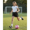image:imageReebok 4 Pack Girls Mesh Shorts Athletic Soccer Basketball Volleyball Running Track Softball Sports Gym Workout School 616Solid Black  Solid Navy Blazer  Solid Ultimate Grey  Solid Fragrant Lilac
