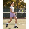 image:imageReebok 4 Pack Girls Mesh Shorts Athletic Soccer Basketball Volleyball Running Track Softball Sports Gym Workout School 616Solid Black  Solid Plum Perfect  Solid Orchid Petal  Solid Bright White