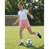 image:imageReebok 4 Pack Girls Mesh Shorts Athletic Soccer Basketball Volleyball Running Track Softball Sports Gym Workout School 616Solid Black  Solid Quiet Shade  Solid Peach Bud  Solid Barely Blue