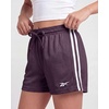 image:imageReebok 4Pack Girls Athletic Mesh Shorts with Side Taping  Volleyball Basketball Running Shorts Kids Tweens Teens YouthSolid Black  Solid Plum Perfect  Solid Orchid Petal  Solid Bright White