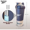 image:imageReebok Athletic Shaker  17oz Protein Bottle  Gym Running Hiking  BPA Free BlueBlue