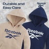 image:imageReebok Boys Fashion Hoodie Sweatshirts 2 Pack Fleece Hoodies for Boys Size 820Navy  Beige