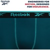 image:imageReebok Boys Underwear  6 Pack Performance Boys Boxer Briefs with Pouch  These Reebok boys boxer briefs are designed to keep active kids comfortable from school mornings to sports practice and everyTeal BlueBlackPool Blue Print