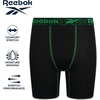 image:imageReebok Boys Underwear  6 Pack Performance Boys Boxer Briefs with Pouch  These Reebok boys boxer briefs are designed to keep active kids comfortable from school mornings to sports practice and everyJet Black