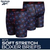 image:imageReebok Boys Underwear  6 Pack Performance Boys Boxer Briefs with Pouch  These Reebok boys boxer briefs are designed to keep active kids comfortable from school mornings to sports practice and everyBlue DepthsChinese RedBlack Print