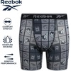 image:imageReebok Boys Underwear  6 Pack Performance Boys Boxer Briefs with Pouch  These Reebok boys boxer briefs are designed to keep active kids comfortable from school mornings to sports practice and everyMedium GreyBlackAlloy Print