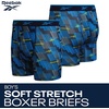 image:imageReebok Boys Underwear 10 Pack Performance MoistureWicking Boxer Briefs  Precise Youth Inseam Sizing Keeps Him Comfy Built for School Sports and Everyday PlayBlithe PrintGreen FlashGreysMaritime Blue