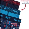 image:imageReebok Boys Underwear 3 Pack Performance MoistureWicking Boxer Briefs  Precise Youth Inseam Sizing Keeps Him Comfy Built for School Sports and Everyday PlayMaritime Blue PrintMaritime BlueAtomic Blue