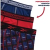 image:imageReebok Boys Underwear 3 Pack Performance MoistureWicking Boxer Briefs  Precise Youth Inseam Sizing Keeps Him Comfy Built for School Sports and Everyday PlayBlue DepthsChinese RedBlack Print