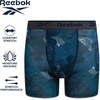 image:imageReebok Boys Underwear 3 Pack Performance MoistureWicking Boxer Briefs  Precise Youth Inseam Sizing Keeps Him Comfy Built for School Sports and Everyday PlayBlackBlue DepthsMediterranean Print