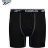 image:imageReebok Boys Underwear 4 Pack Performance MoistureWicking Boxer Briefs  Lightweight MoistureWicking Fabric Keeps Skin Dry Flexible StayPut Legs Prevent Riding Up During ActivityMedium GreyDark GreyBlackAlloy Print