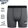 image:imageReebok Boys Underwear 4 Pack Performance MoistureWicking Boxer Briefs  Lightweight MoistureWicking Fabric Keeps Skin Dry Flexible StayPut Legs Prevent Riding Up During ActivityMedium GreyDark GreyBlackAlloy Print
