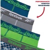 image:imageReebok Boys Underwear 4 Pack Performance MoistureWicking Boxer Briefs  Lightweight MoistureWicking Fabric Keeps Skin Dry Flexible StayPut Legs Prevent Riding Up During ActivityMonument PrintMedium GreyTeal BlueGreen Flash