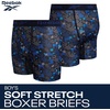 image:imageReebok Boys Underwear 8 Pack Performance MoistureWicking Boxer Briefs  Lightweight Breathable MoistureWicking Fabric Keeps Kids Cool and Dry Flexible Fit Reduces BunchingBlack PrintStone GreySurf the Web