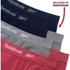 image:imageReebok Boyshort Underwear for Women  6 Pack Seamless Boy Shorts Panties for Women Sizes SXL Extended Plus Size 1X3XDark GreyMedium GreyRed