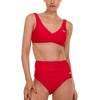 image:imageReebok Bralette Bikini Sets for Women High Waisted Bikini Bottoms Womens Swimsuits Athletic Sporty Bathing SuitRed