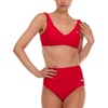 image:imageReebok Bralette Bikini Sets for Women High Waisted Bikini Bottoms Womens Swimsuits Athletic Sporty Bathing SuitRed