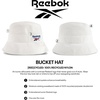 image:imageReebok Classic Bucket Hat  Mens  Womens  Sun Protection  Athletic  Lightweight  Retro  StreetwearBucket  White
