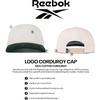 image:imageReebok Classic Hat  Snapback  Adjustable  Baseball Cap  Embroidered  Casual  Lifestyle  Athletic  Sports  RetroLogo Corduroy  ChalkCollegiate Green
