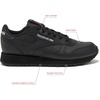 image:imageReebok Classic Leather Girls amp Boys Shoes for Kids Toddler Little Kid or Big Kid SneakersBlack