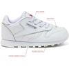 image:imageReebok Classic Leather Girls amp Boys Shoes for Kids Toddler Little Kid or Big Kid SneakersToddler White