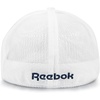 image:imageReebok Elite Hat  Baseball Cap  Fitted  Six Panel Design  Stretch Mesh  Athletic  Sports  Performance  BreathableElite  White