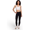 image:imageReebok High Speed Womens Medium Impact Sports Bra  with Removeable Cups amp Elastic Hem BandStark White