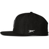 image:imageReebok Identity Vector Hat Adjustable Snapback Closure Flat Brim Heavyweight Acrylic CapIdentity Drop R  Black