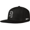 image:imageReebok Identity Vector Hat Adjustable Snapback Closure Flat Brim Heavyweight Acrylic CapIdentity Drop R  Black