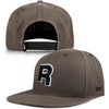 image:imageReebok Identity Vector Hat Adjustable Snapback Closure Flat Brim Heavyweight Acrylic CapIdentity Drop R  Brown