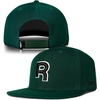image:imageReebok Identity Vector Hat Adjustable Snapback Closure Flat Brim Heavyweight Acrylic CapIdentity Drop R  Collegiate Green
