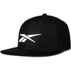 image:imageReebok Identity Vector Hat Adjustable Snapback Closure Flat Brim Heavyweight Acrylic CapIdentity Vector  BlackBlack
