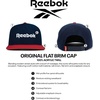 image:imageReebok Identity Vector Hat Adjustable Snapback Closure Flat Brim Heavyweight Acrylic CapOrginal  BlackColleglate Green