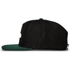 image:imageReebok Identity Vector Hat Adjustable Snapback Closure Flat Brim Heavyweight Acrylic CapOrginal  BlackColleglate Green