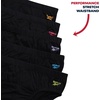 image:imageReebok Mens Low Rise Briefs  5 Pack Soft Stretch Performance Low Rise Mens Underwear TagFree Comfort BriefsAll Black