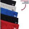 image:imageReebok Mens Low Rise Briefs  5 Pack Soft Stretch Performance Low Rise Mens Underwear TagFree Comfort BriefsBlackHeather GreySalsa RedBlack