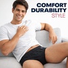 image:imageReebok Mens Low Rise Briefs  5 Pack Soft Stretch Performance Low Rise Mens Underwear TagFree Comfort BriefsMaritime BlueHeather GreyPrintBlue