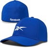 image:imageReebok Mens Range Hat  Golf  Sun Protection  Fitted  Six Panel  Stretch  Breathable  Lightweight  Recycled PolyesterKinetic Blue