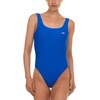 image:imageReebok One Piece Swimsuit Women Scoop Back High Cut Womens Bathing Suits One Piece Ladies Athletic Backless Swim SuitBlue