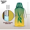 image:imageReebok Premium Plastic Sports Water Bottle BPA Free  Ideal for Camping Sports Gym and Outdoor Activities 64 oz GreenYellowGreenYellow