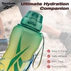 image:imageReebok Premium Plastic Sports Water Bottle BPA Free  Ideal for Camping Sports Gym and Outdoor Activities 64 oz GreenYellowGreenYellow