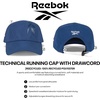 image:imageReebok Running Hat  Performance  Athletic  Lightweight  Quick Drying  Sun Protection  Reflective  Recycled MaterialsTechnical  Batik Blue