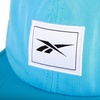 image:imageReebok Running Hat  Performance  Athletic  Lightweight  Quick Drying  Sun Protection  Reflective  Recycled MaterialsVented Flat Brim  Bold Cyan